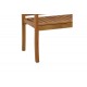 Παγκάκι διθέσιο "JERDU" από ξύλο σε φυσικό χρώμα 120x61x67
