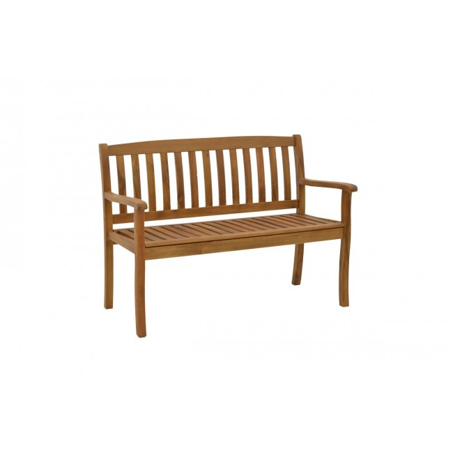 Παγκάκι διθέσιο "JERDU" από ξύλο σε φυσικό χρώμα 120x61x67