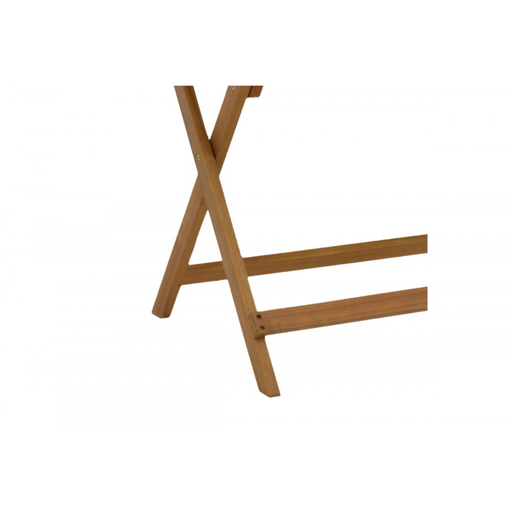 Τραπέζι κήπου "JAYBO" πτυσσόμενο από ξύλο σε φυσικό χρώμα 100x65x72