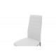 Καρέκλα "PARKER" από μέταλλο/PU σε λευκό/γκρι χρώμα 42x48x98