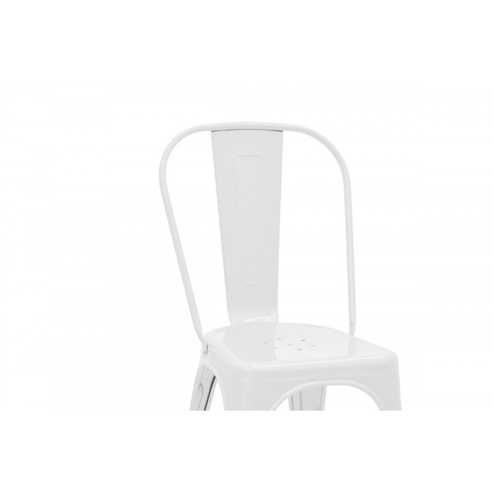 Καρέκλα "UTOPIA" από μέταλλο σε λευκό χρώμα 44x44x85