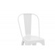Καρέκλα "UTOPIA" από μέταλλο σε λευκό χρώμα 44x44x85
