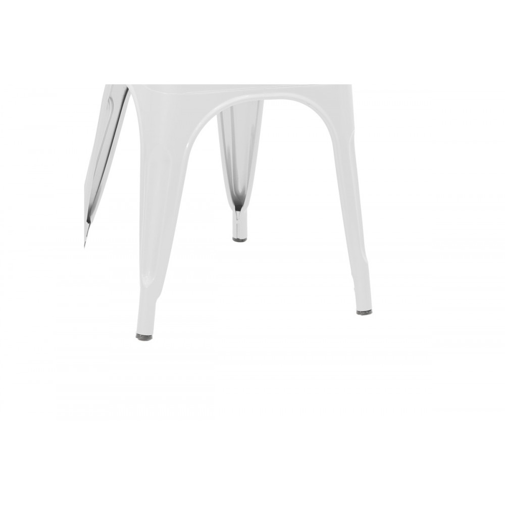 Καρέκλα "UTOPIA" από μέταλλο σε λευκό χρώμα 44x44x85