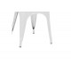 Καρέκλα "UTOPIA" από μέταλλο σε λευκό χρώμα 44x44x85
