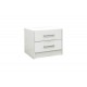 Κομοδίνο "OLYMPUS" σε λευκό χρώμα 47.5x40.5x40.5