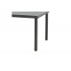 Τραπέζι "KLITON" από αλουμίνιο σε ανθρακί χρώμα 150x80x74
