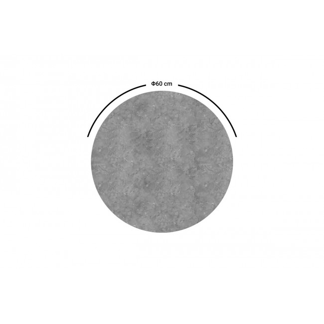 Επιφάνεια τραπεζιού "FENZO" σε χρώμα γκρι μαρμάρου Φ60