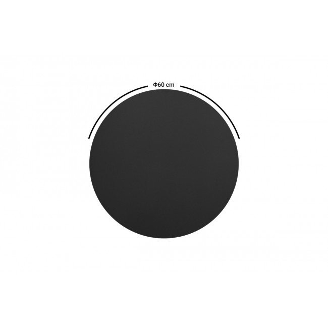 Επιφάνεια τραπεζιού "SENSIE" σε ανθρακί χρώμα Φ60