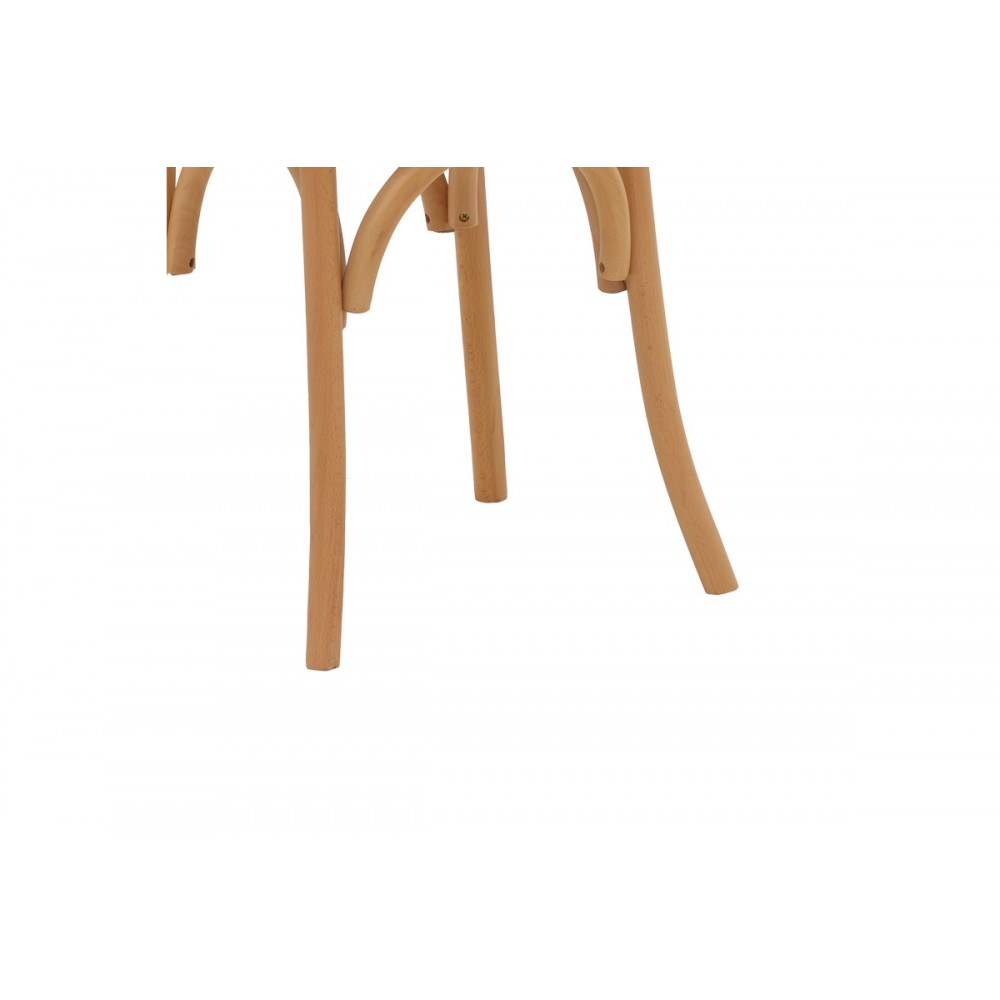 Καρέκλα "AZHEL" από ξύλο/rattan σε φυσικό χρώμα 41x50x89