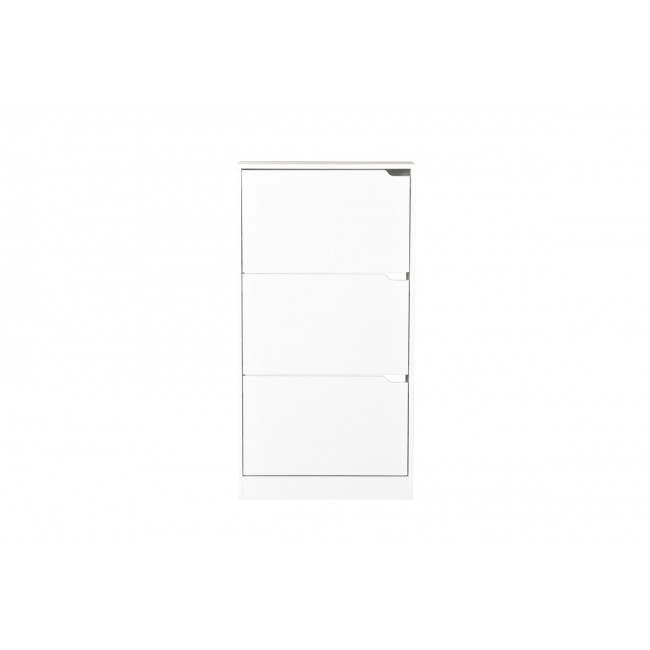 Παπουτσοθήκη "MIA" σε λευκό χρώμα 60x24x115