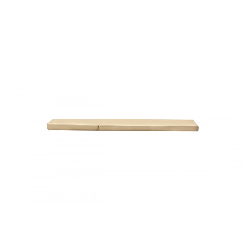 Μαξιλάρι ξαπλώστρας "SADIE" από ύφασμα σε μπεζ χρώμα 65x185x7