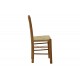 Καρέκλα καφενείου με ψάθα "RONSON-CHARCHIE" από ξύλο σε καρυδί χρώμα 42x40x89