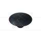 Τραπέζι "BALOU I" από MDF σε μαύρο χρώμα μαρμάρου Φ120x75