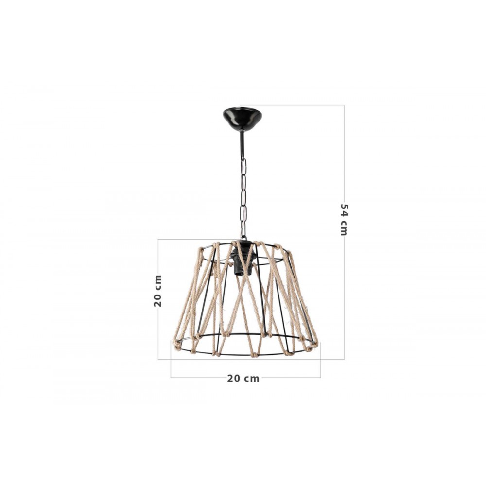 Φωτιστικό οροφής μονόφωτο "PWL-1114" από μέταλλο σε μαύρο/μπεζ χρώμα 30x54