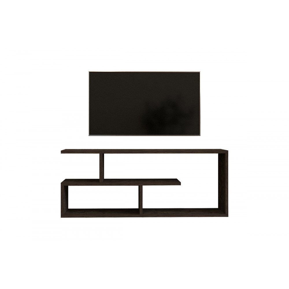 Έπιπλο τηλεόρασης "WALDO" σε μαύρο/ανθρακί χρώμα 100x29,5x40