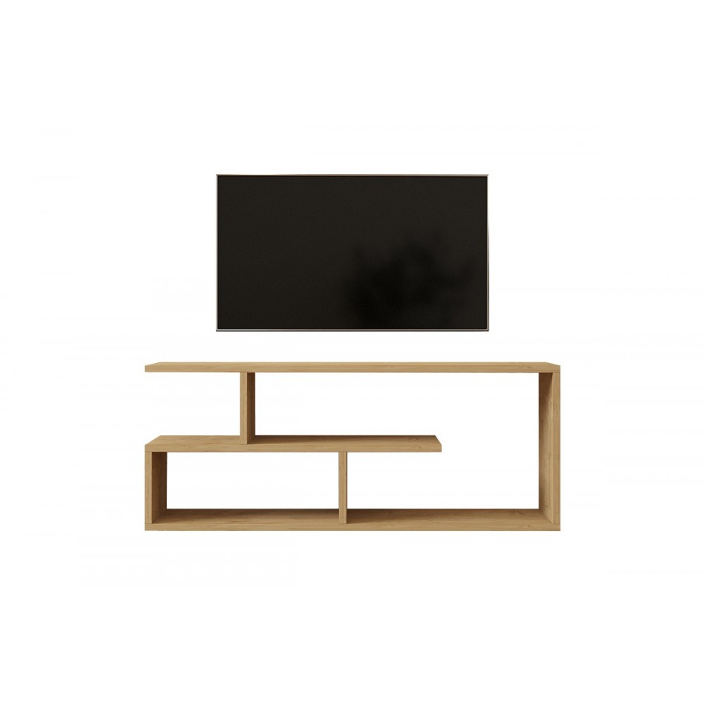 Έπιπλο τηλεόρασης "WALDO" σε φυσικό χρώμα 100x29,5x40