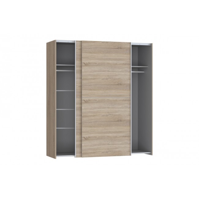 Ντουλάπα "NOEZ" δίφυλλη σε σονόμα χρώμα 170.5x61x190.5