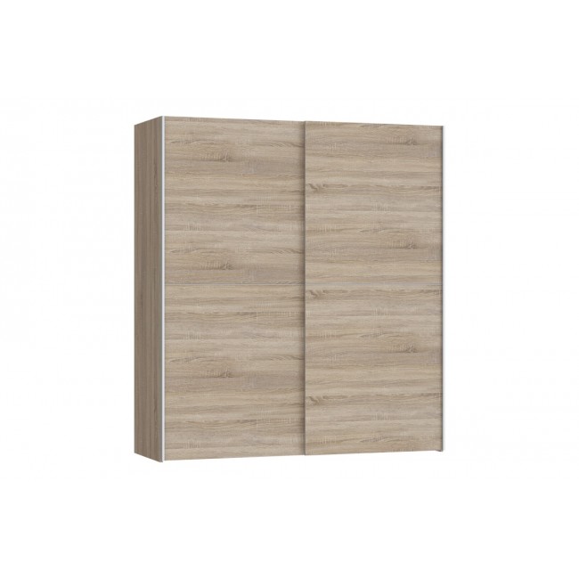 Ντουλάπα "NOEZ" δίφυλλη σε σονόμα χρώμα 170.5x61x190.5