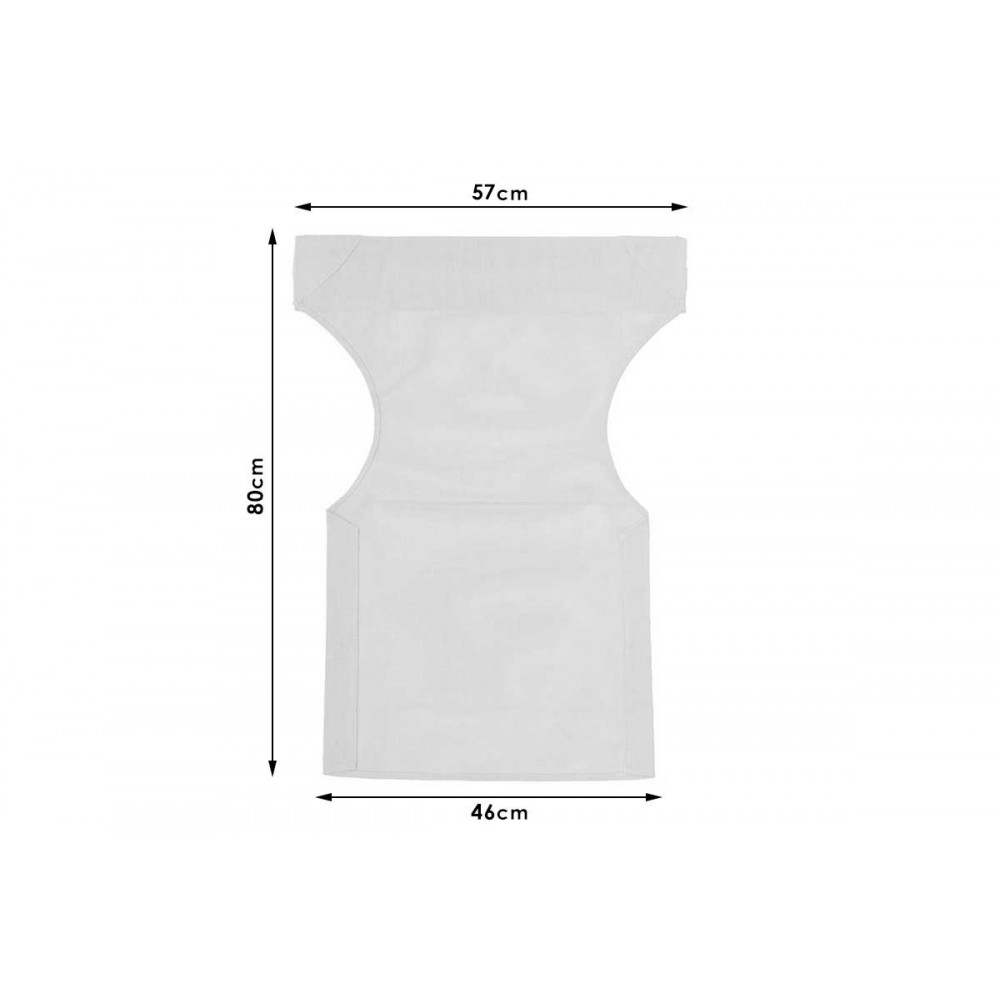 Διάτρητο πανί από PVC σε μπεζ/εκρού χρώμα 46x57x80