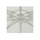 Ομπρέλα κήπου "NAGIDA" από αλουμίνιο/ύφασμα σε εκρού χρώμα Φ3m