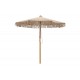 Ομπρέλα κήπου "RENNY" από ξύλο/ύφασμα σε μπεζ χρώμα Φ2.5m