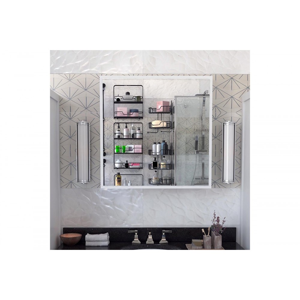 Καθρέπτης μπάνιου "POLIANA" σε λευκό χρώμα 70x17x70