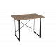 Γραφείο εργασίας "USTANDO" σε oak/μαύρο χρώμα 90x60x72
