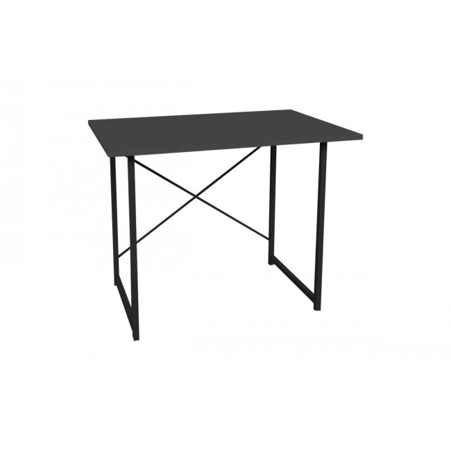 Γραφείο εργασίας "USTANDO" σε ανθρακί/μαύρο χρώμα 90x60x72
