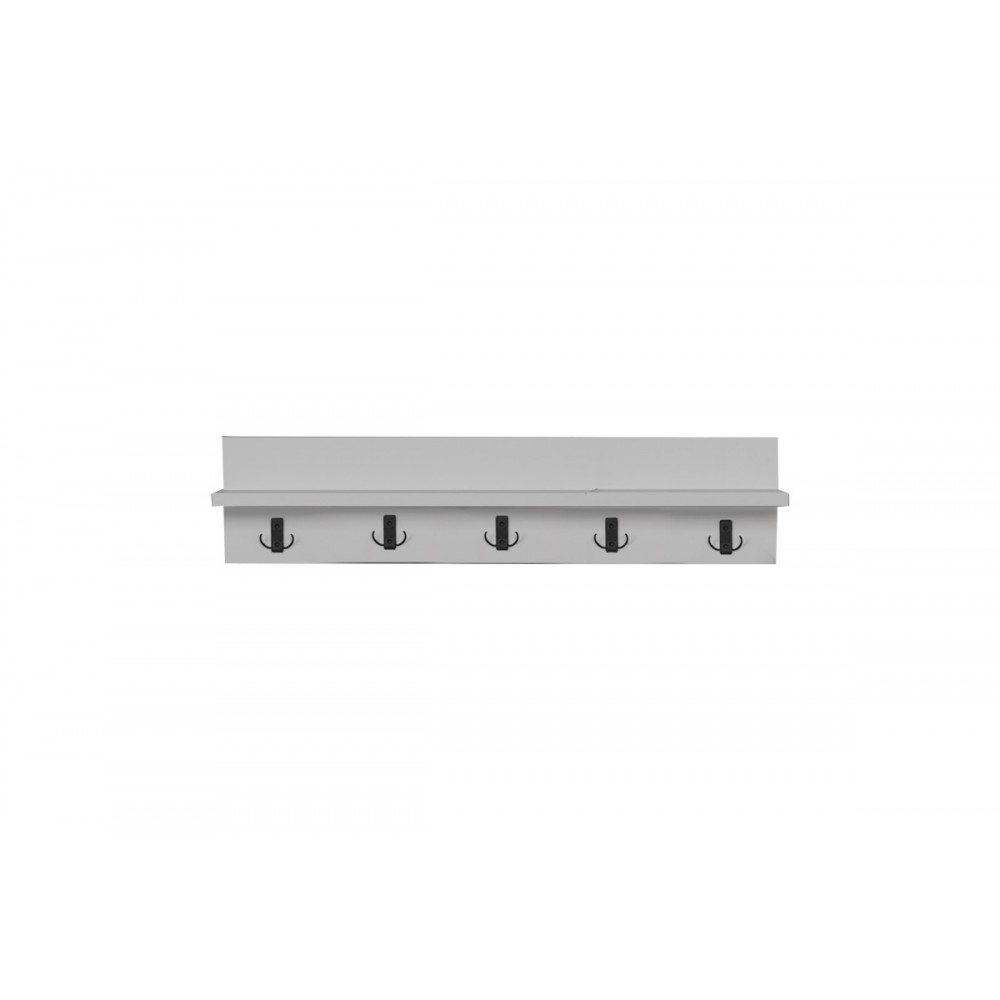 Κρεμάστρα τοίχου "ESFORM" σε λευκό χρώμα 80x11x18