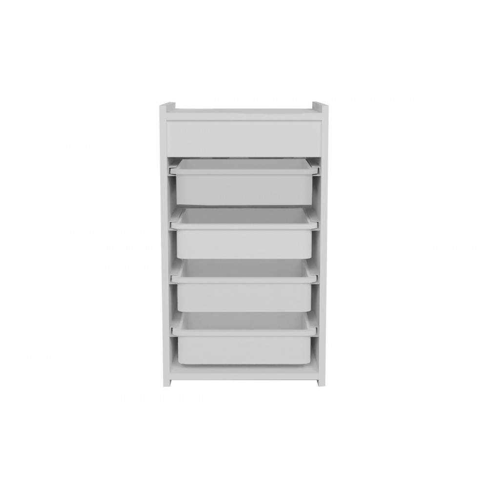 Συρταριέρα με καλάθια "TOYLI" σε λευκό χρώμα 45x30x78