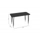 Τραπέζι "POLKAN" σε χρώμα μαύρο μαρμάρου 120x60x73