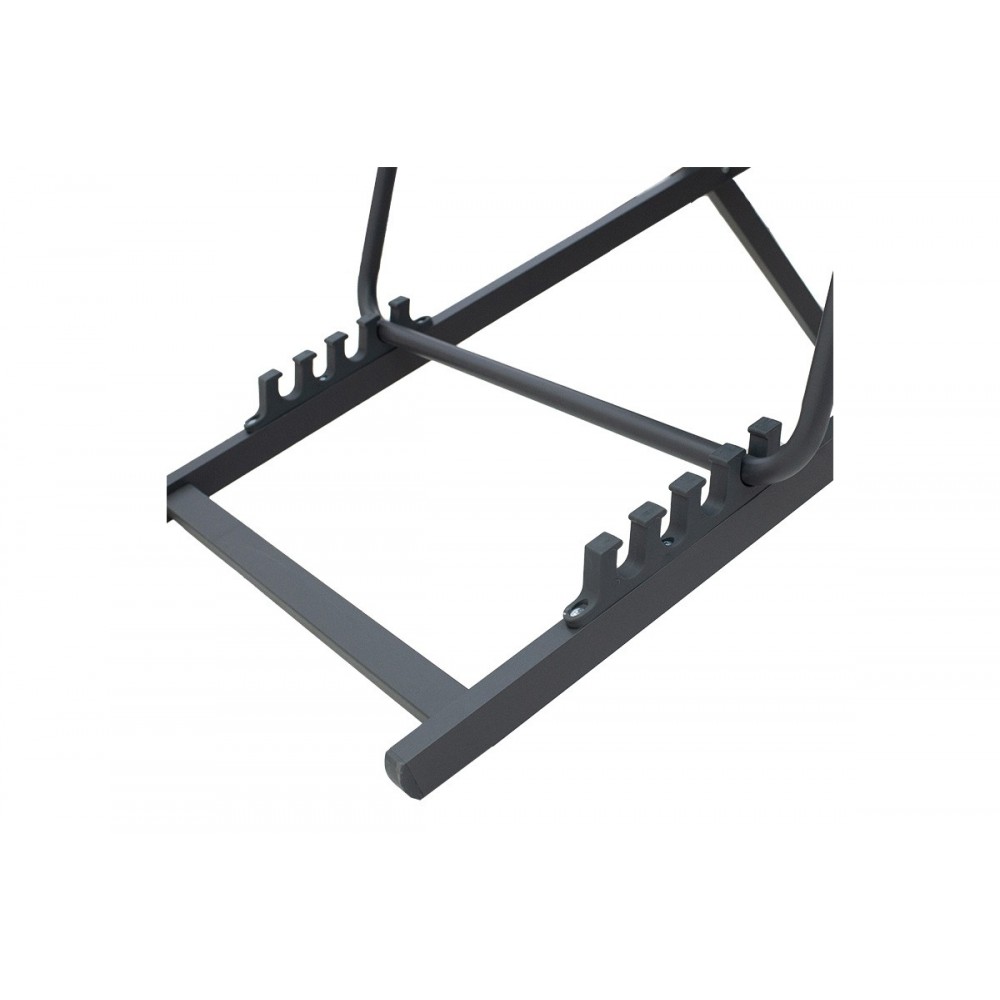 Σεζλόνγκ "CORTE" από αλουμίνιο/textilene σε ανθρακί χρώμα 102x61x92