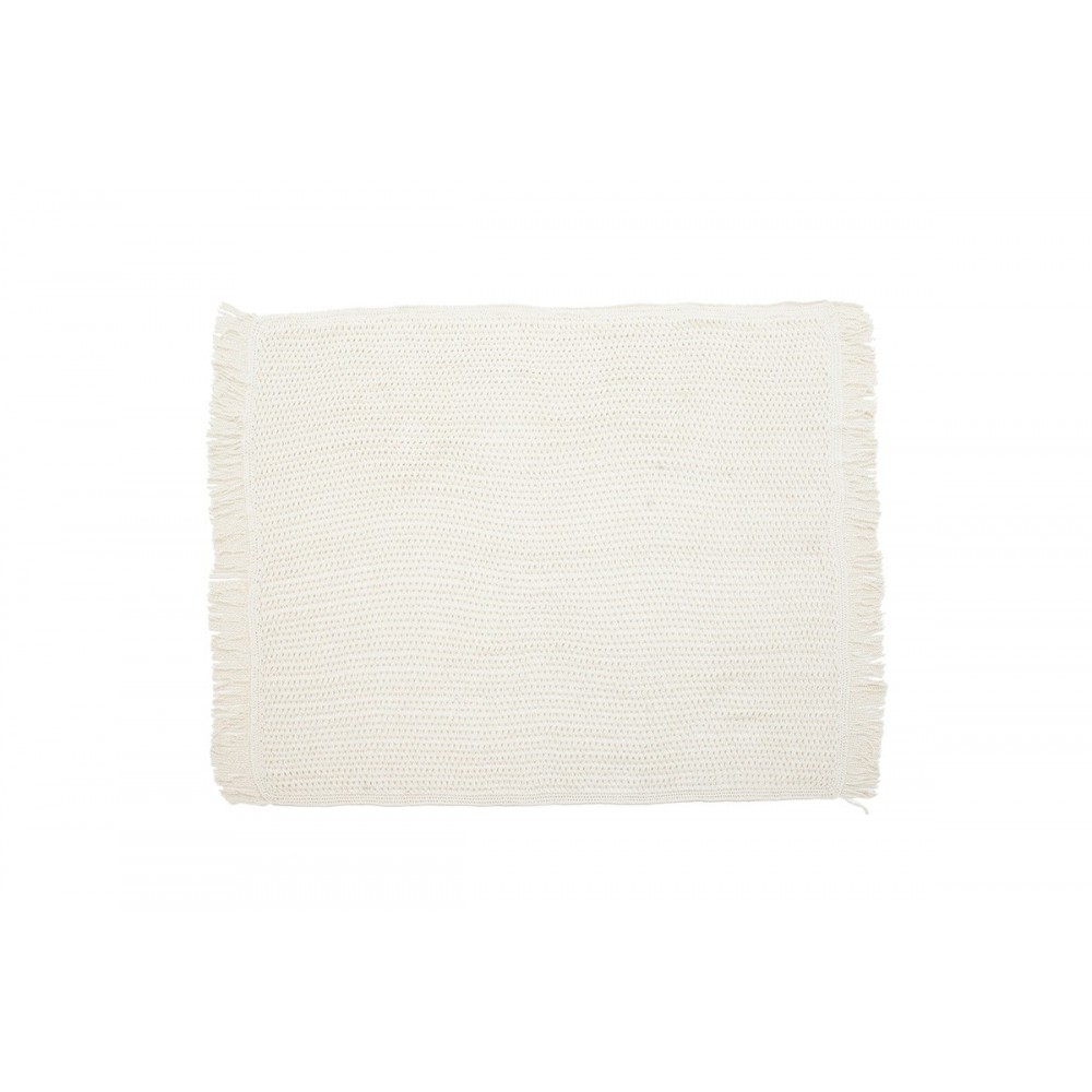 Δίχτυ σκίασης "ROOF" από ύφασμα μακραμέ σε μπεζ χρώμα 4x4