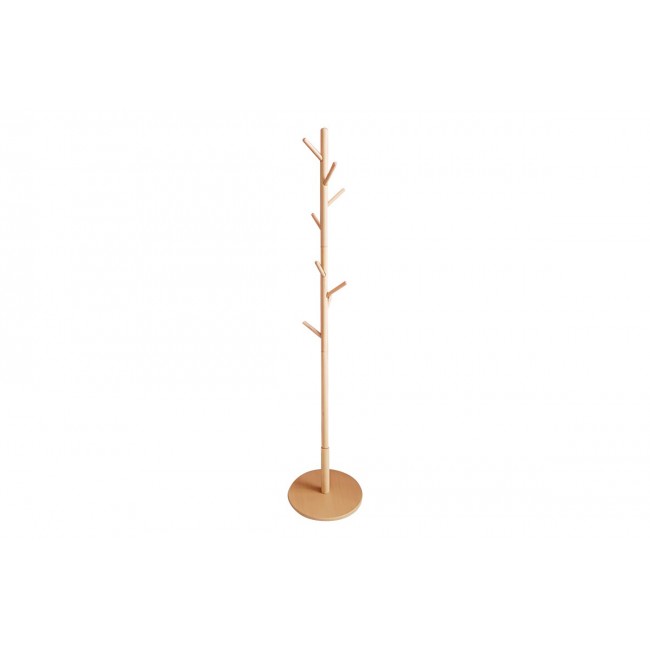 Καλόγερος "DRIKO" από ξύλο σε φυσικό χρώμα Φ38x174