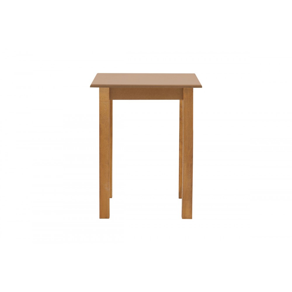 Τραπέζι "ZOLENIO" από ξύλο/mdf σε καρυδί χρώμα 60x60x76