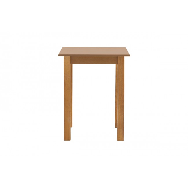 Τραπέζι "ZOLENIO" από ξύλο/mdf σε καρυδί χρώμα 60x60x76