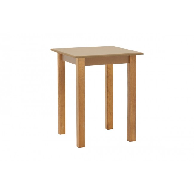 Τραπέζι "ZOLENIO" από ξύλο/mdf σε καρυδί χρώμα 60x60x76