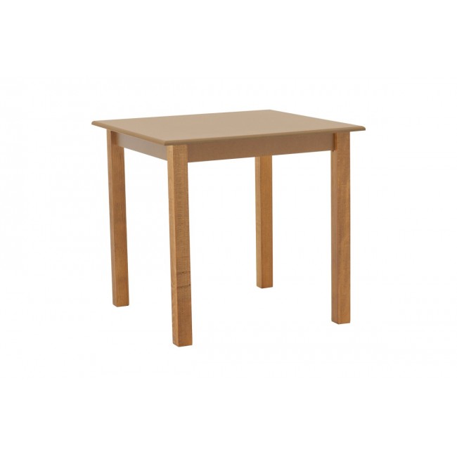 Τραπέζι "ZOLENIO" από ξύλο/mdf σε καρυδί χρώμα 80x80x76