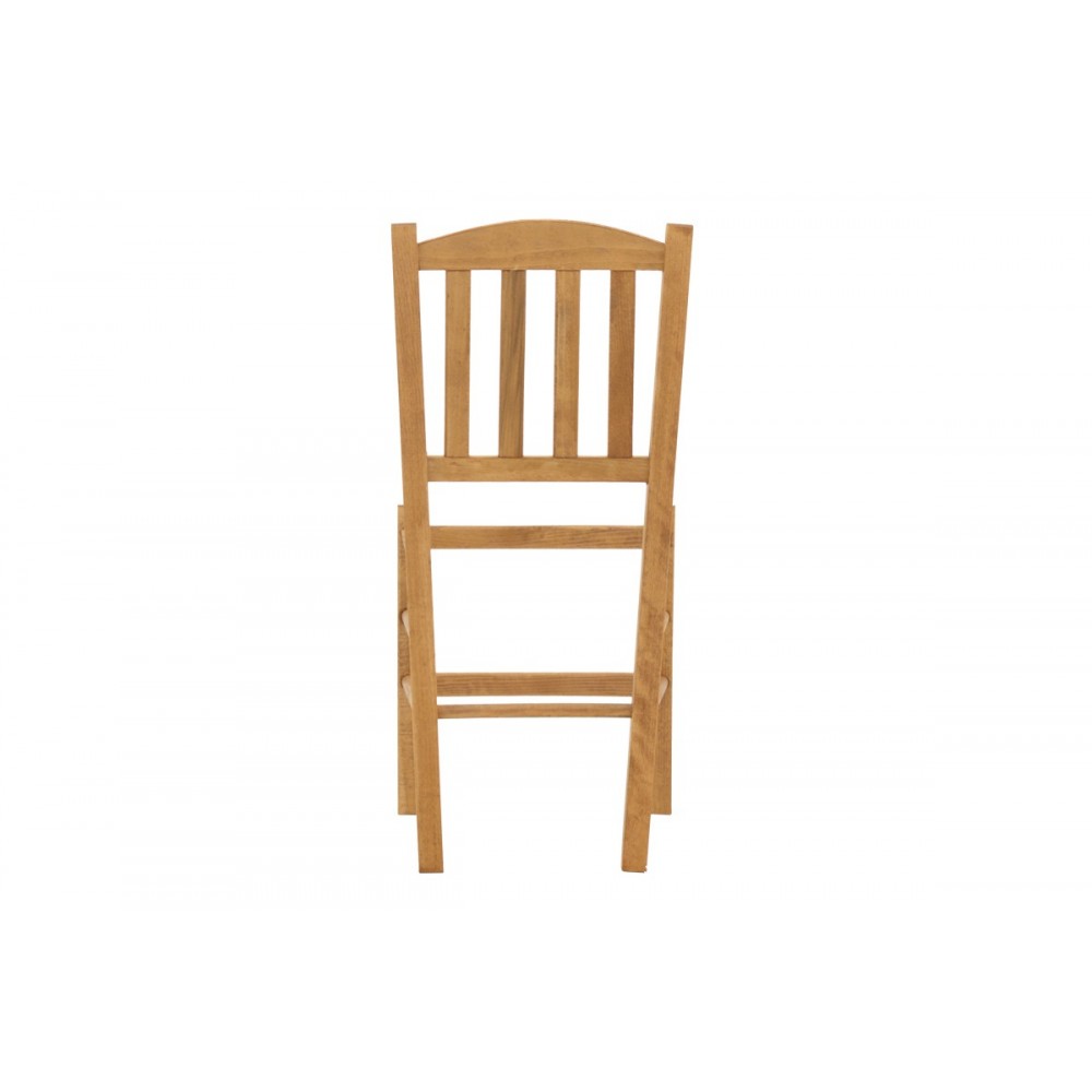 Καρέκλα καφενείου "DAMNIR" από ξύλο σε καρυδί χρώμα 41x42x92