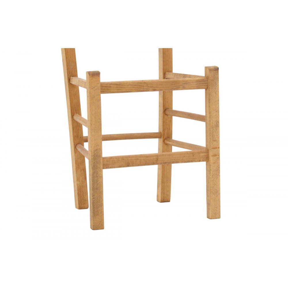 Καρέκλα καφενείου "DAMNIR" από ξύλο σε καρυδί χρώμα 41x42x92