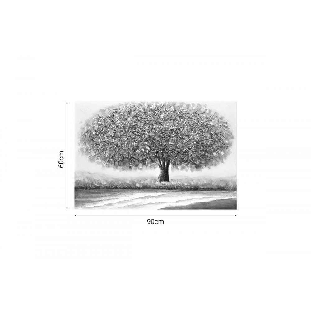 Πίνακας "FORESTREE" σε καμβά πολύχρωμος 90x3x60