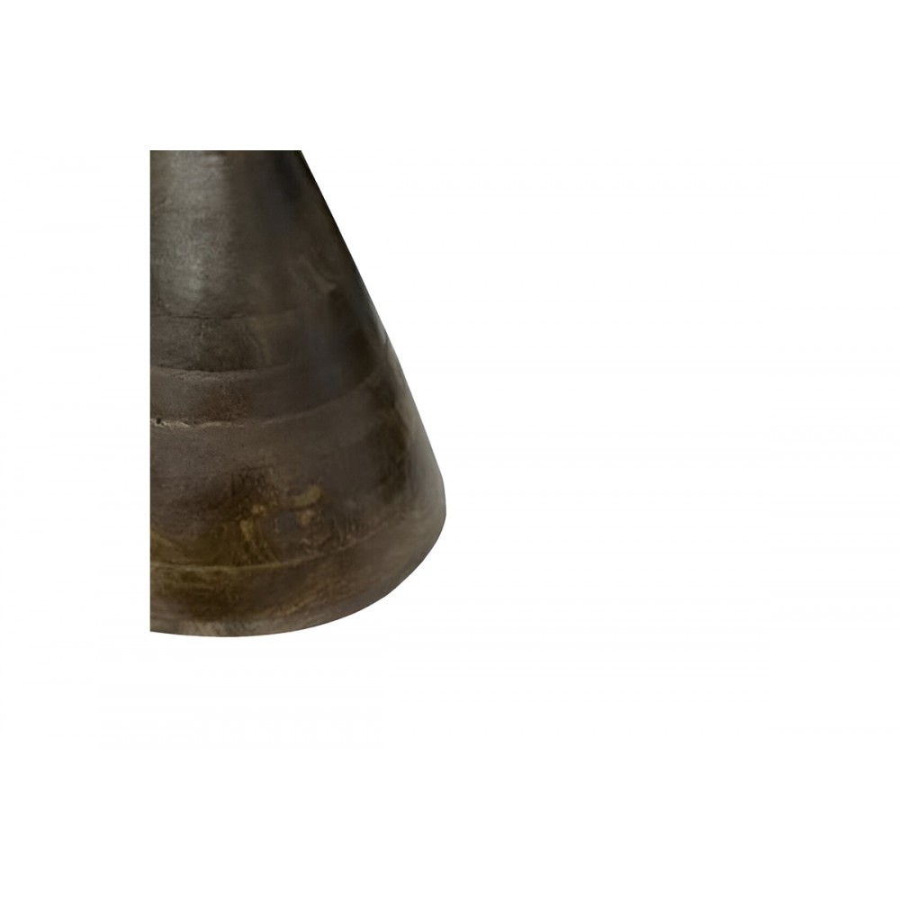 Τραπέζι βοηθητικό "SPELLO" από ξύλο σε καρυδί χρώμα Φ38x46