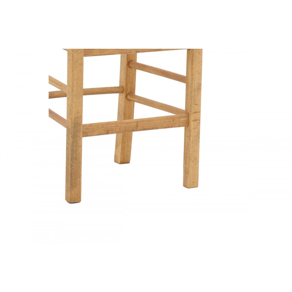 Καρέκλα καφενείου "DAMNIR-CHARCHIE" από ξύλο σε καρυδί χρώμα 41x42x92