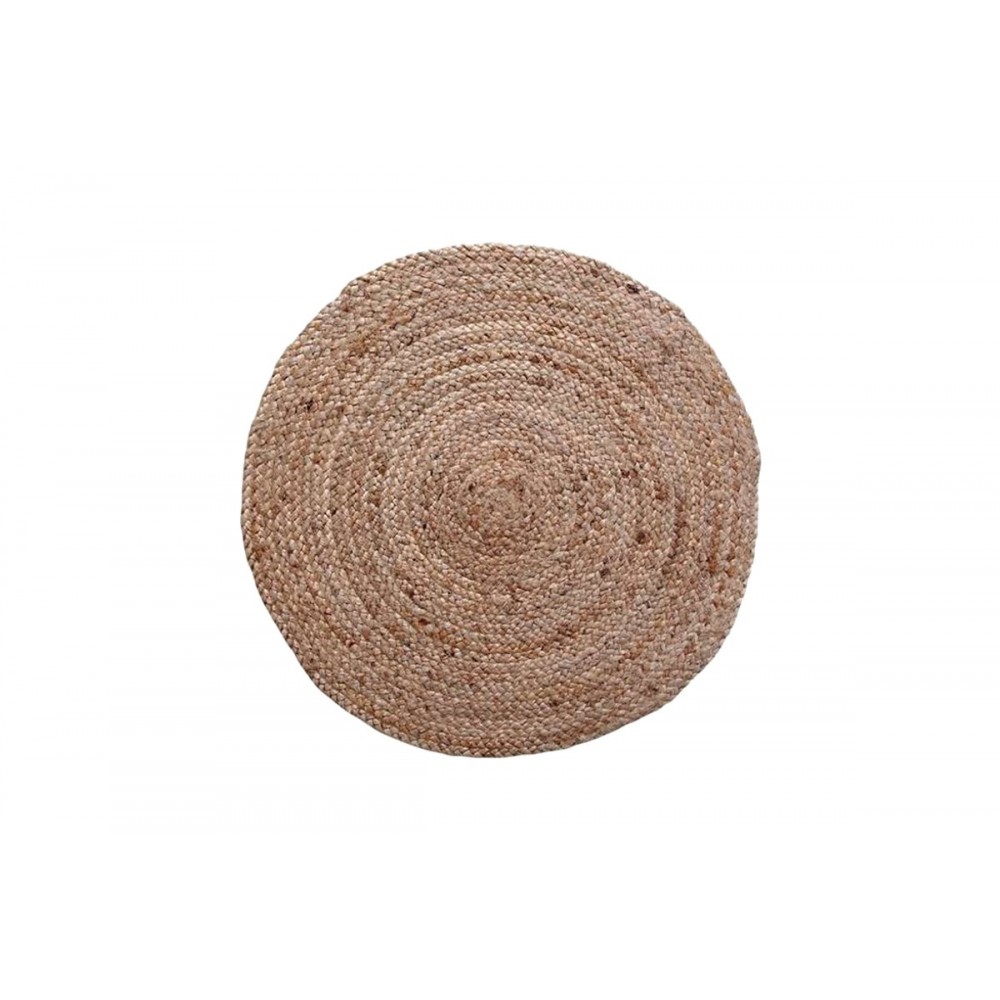 Χαλί "SOLON" από γιούτα σε μπεζ χρώμα 100x100x1