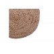 Χαλί "SOLON" από γιούτα σε μπεζ χρώμα 120x120x1