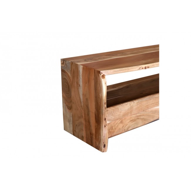 Έπιπλο τηλεόρασης "KONNA" από ξύλο σε καρυδί χρώμα 140x40x45