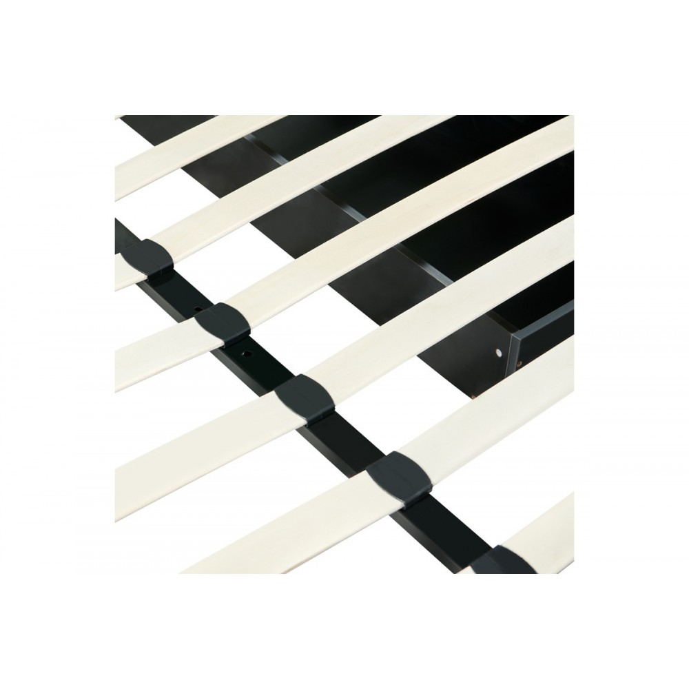 Κρεβάτι διπλό "ANAY" από ύφασμα σε χρώμα σομόν 160x200