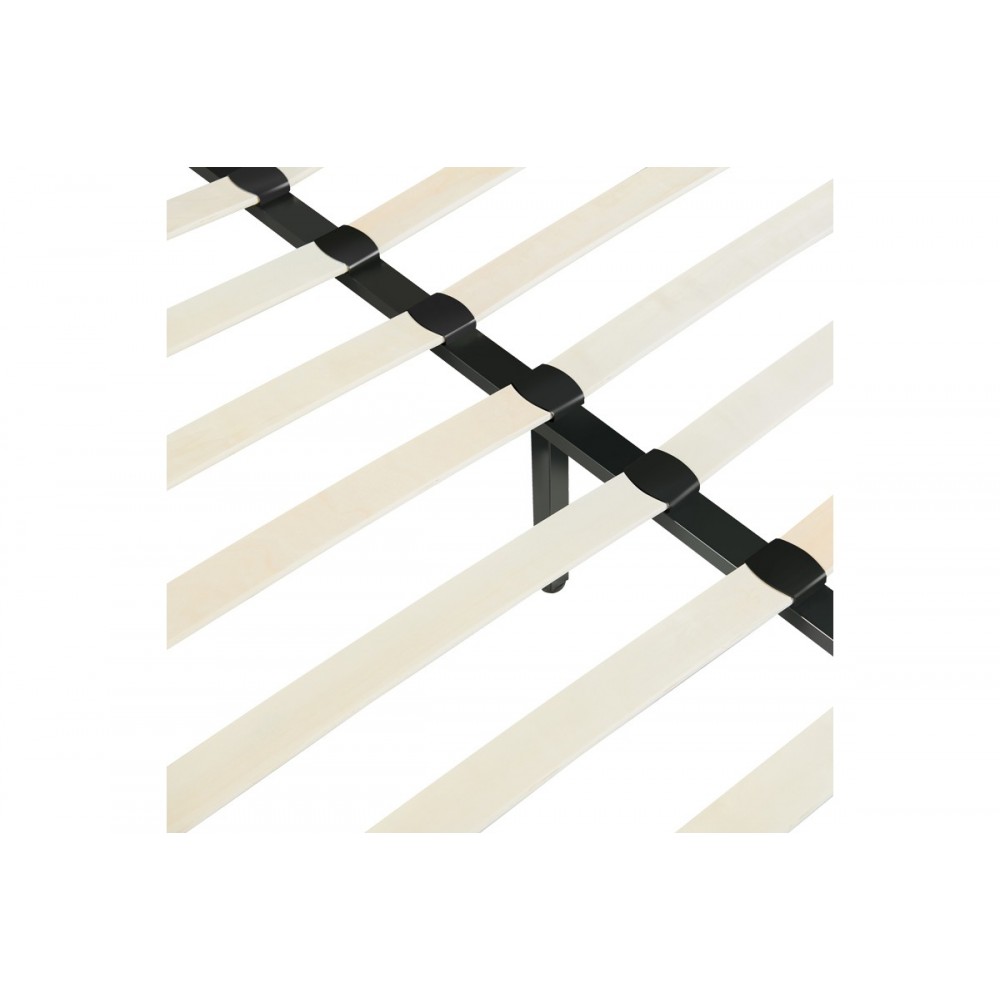 Κρεβάτι διπλό "FRANKY" από pu σε μπεζ χρώμα 160x200