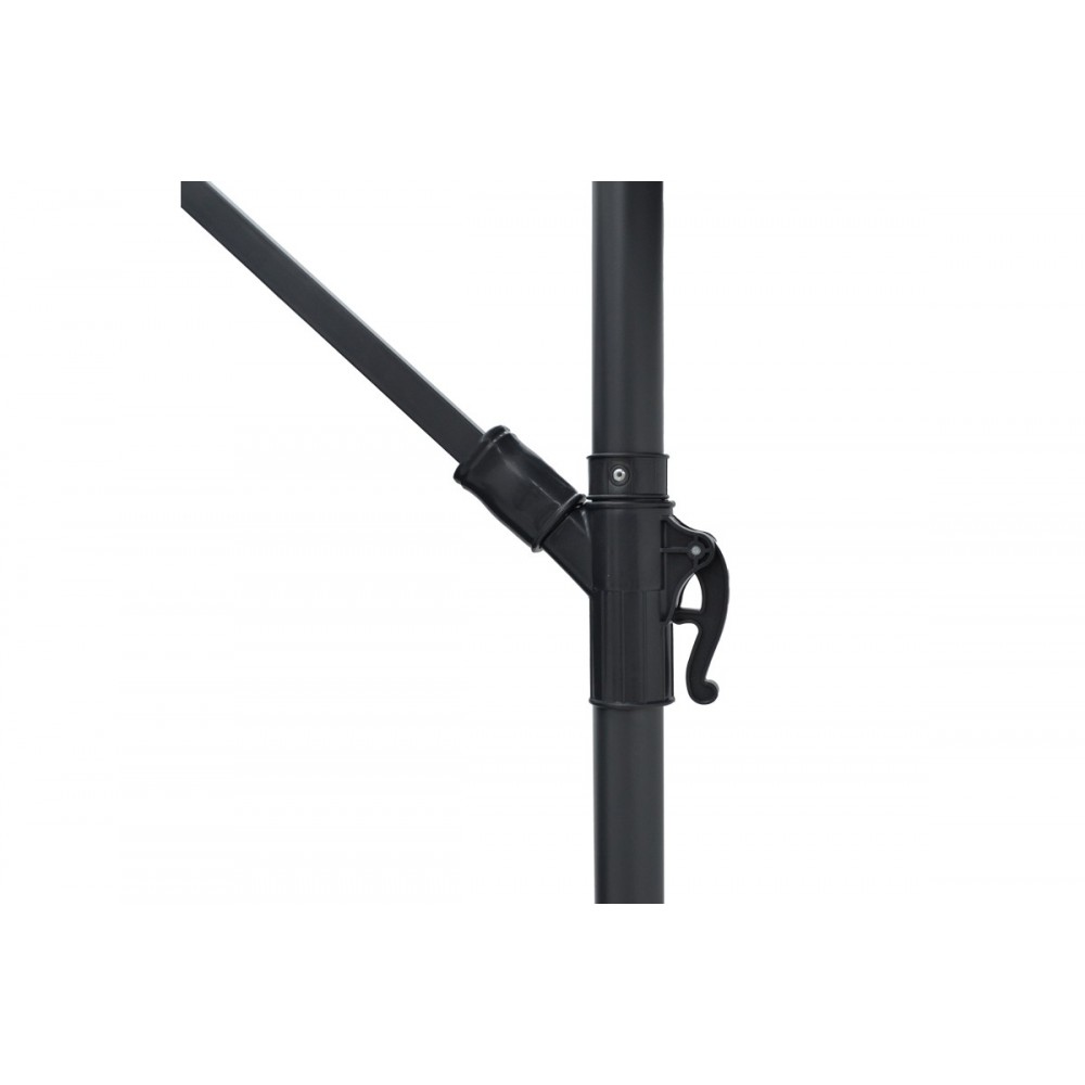 Ομπρέλα "JIOPEL" από αλουμίνιο/ύφασμα σε ανθρακί χρώμα Φ3m