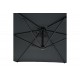 Ομπρέλα "JIOPEL" από αλουμίνιο/ύφασμα σε ανθρακί χρώμα Φ3m